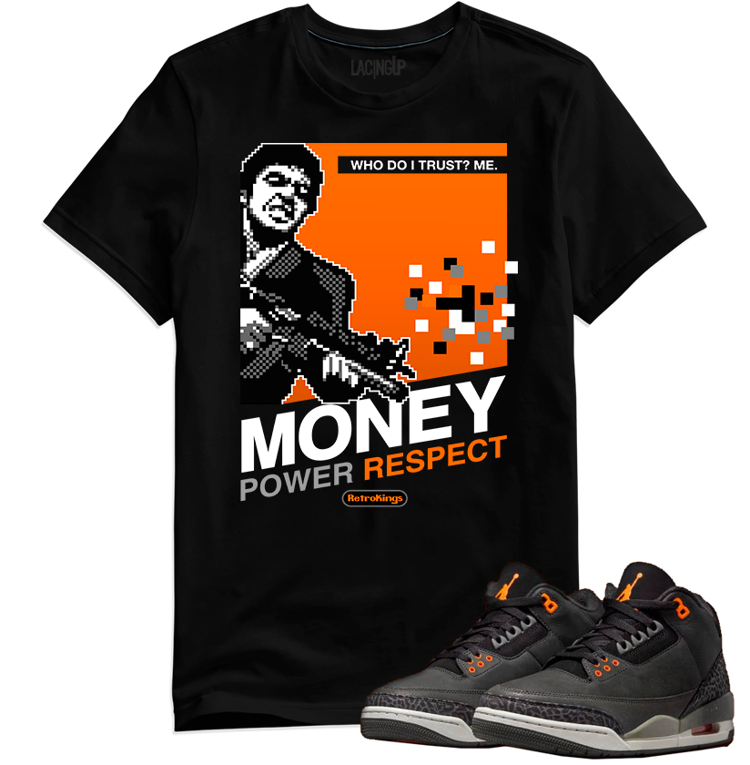 Jordan 3 Fear mpr black tee-Lacing Up