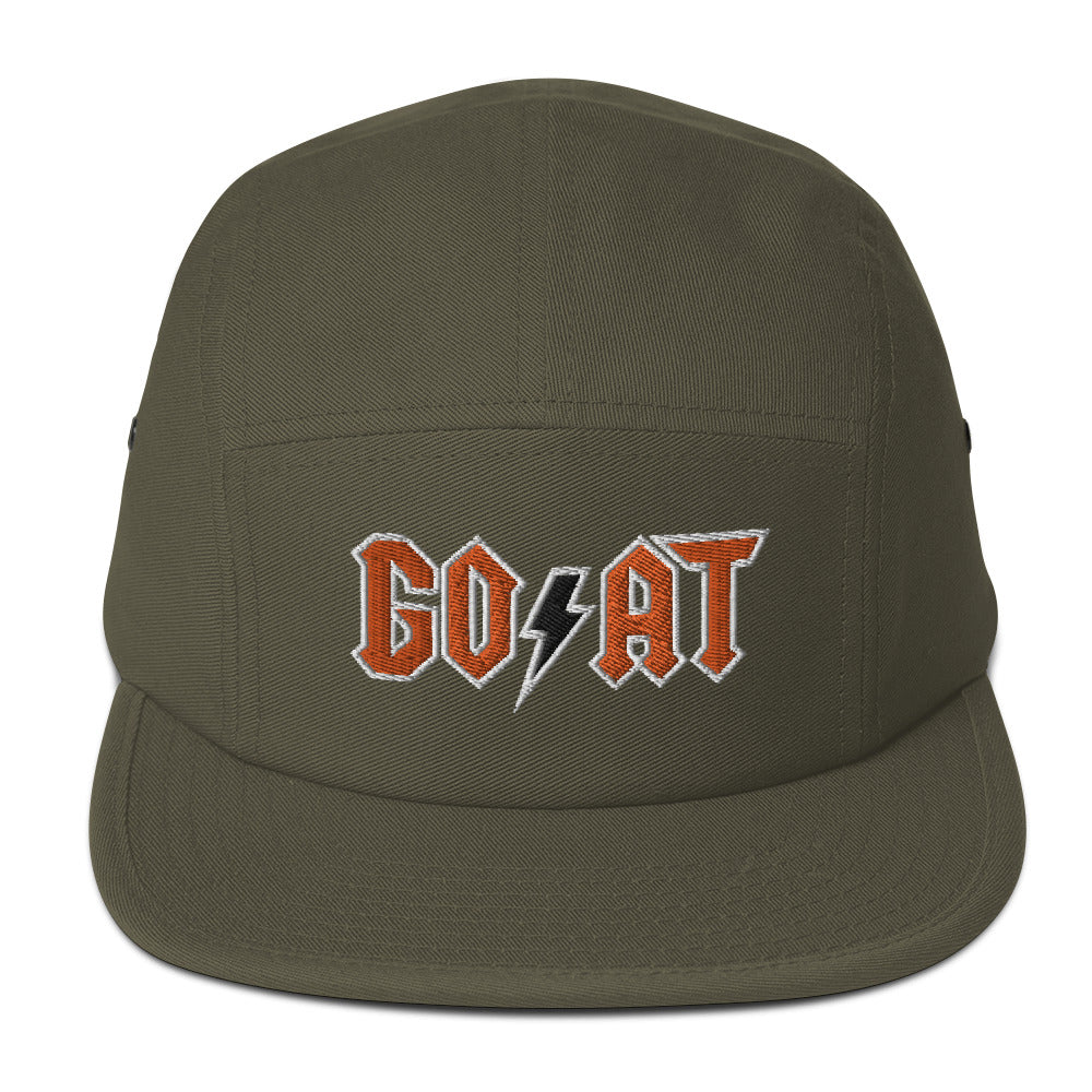 GOAT Five‑Panel Cap Streetwear