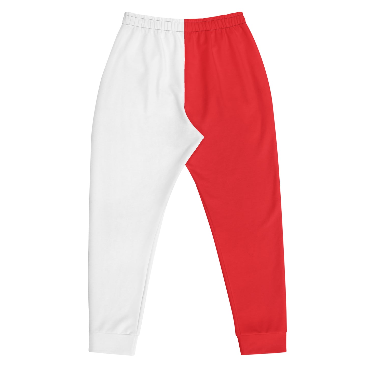 Men's white/red Joggers