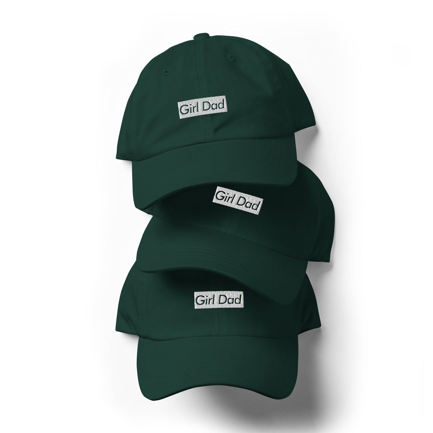 Girl Dad Green Dad Strap back hat