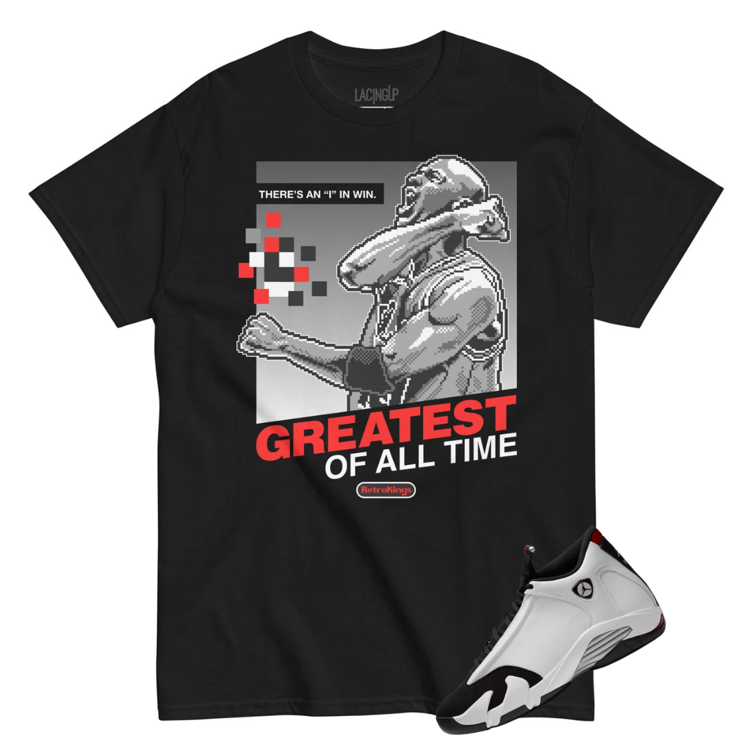 Jordan 14 Black Toe Goat black tee
