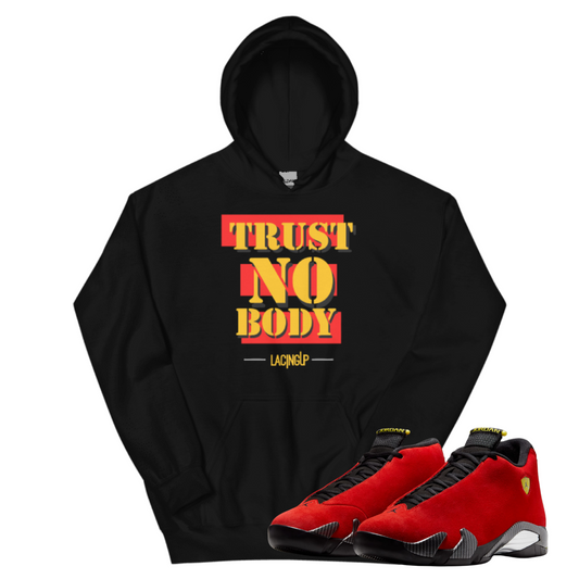 Jordan 14 ferrari trust nobody Hoodie