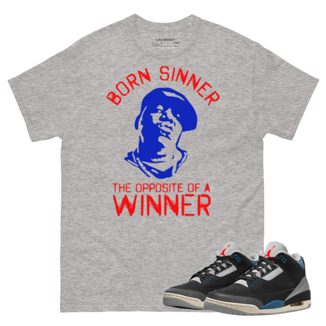 jordan 3 rare air born sinner tee