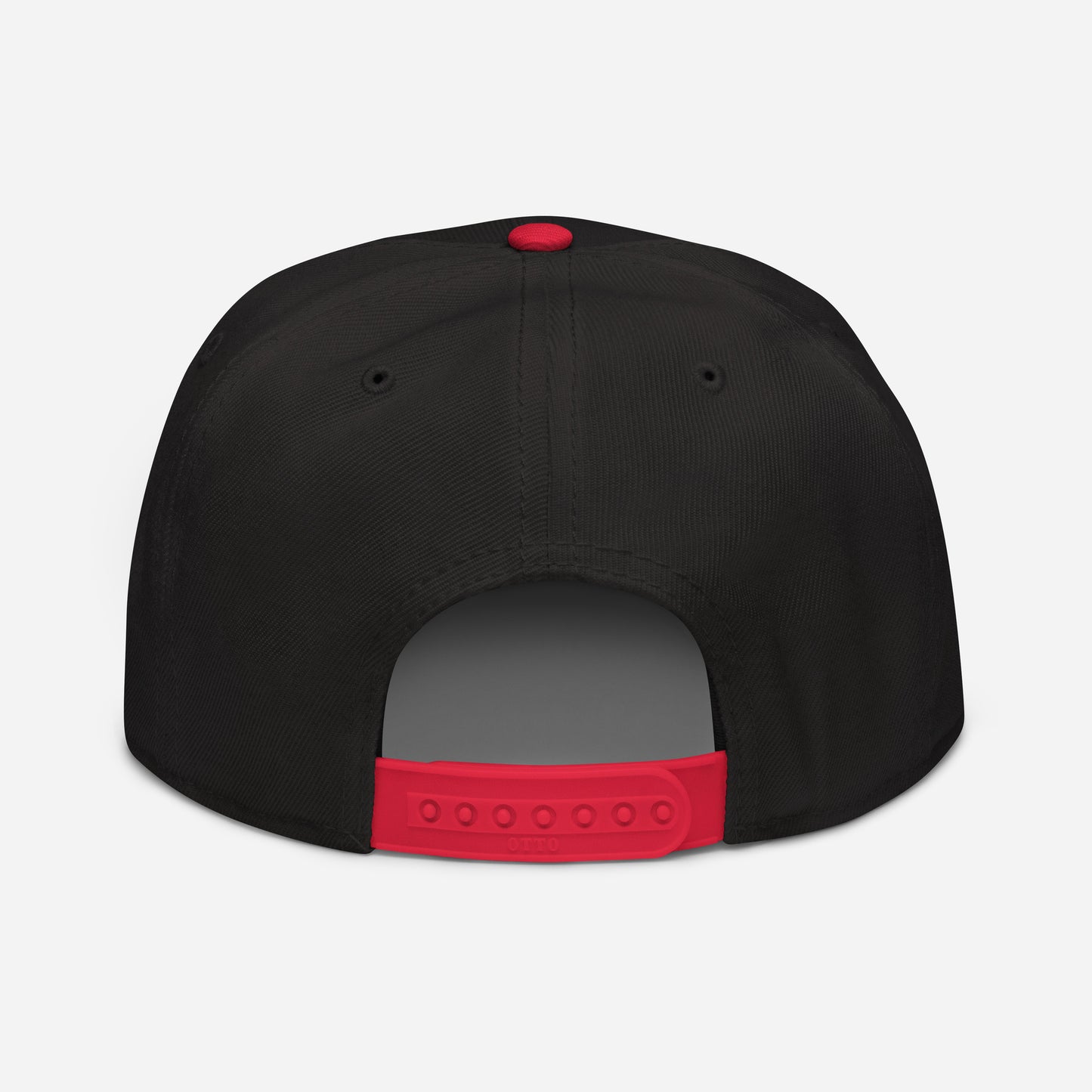 Goat Hat black and red snapback