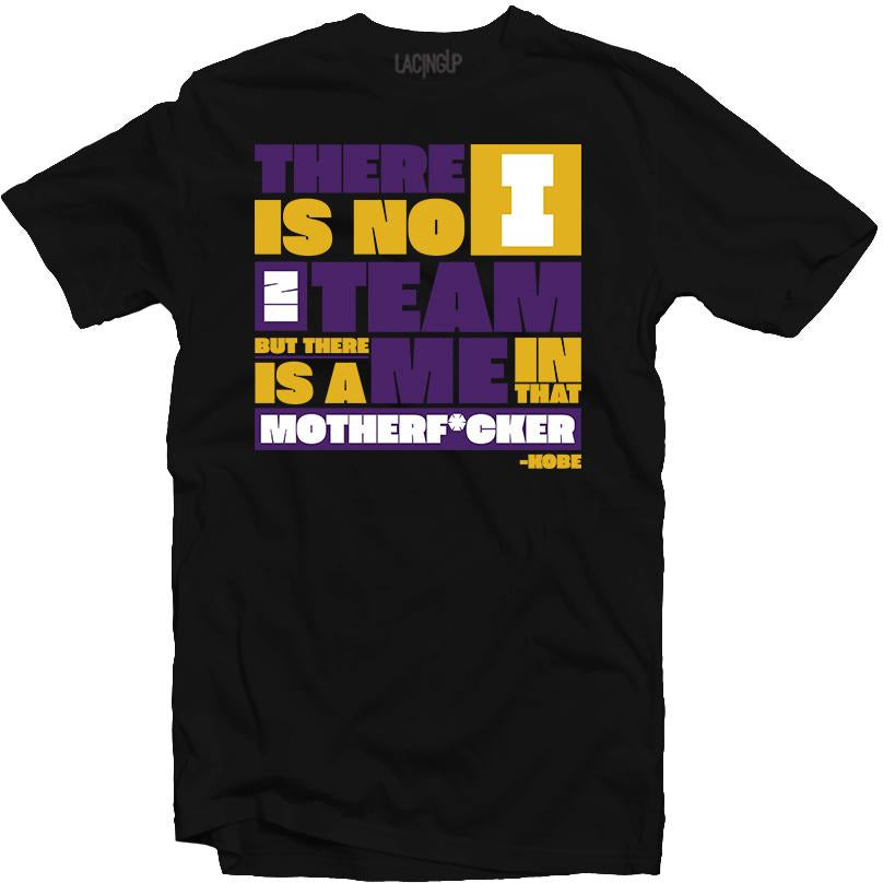 No I in team black tee-Lacing Up - SneakerOutfits
