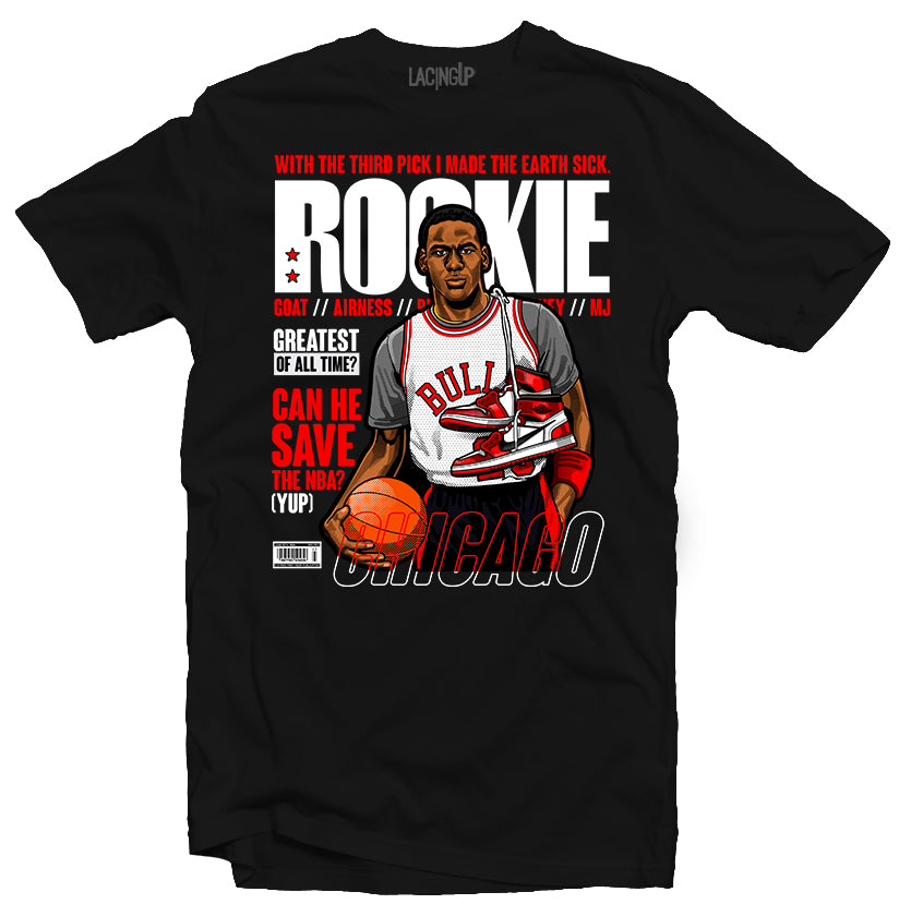 Rookie Black Tee - SneakerOutfits
