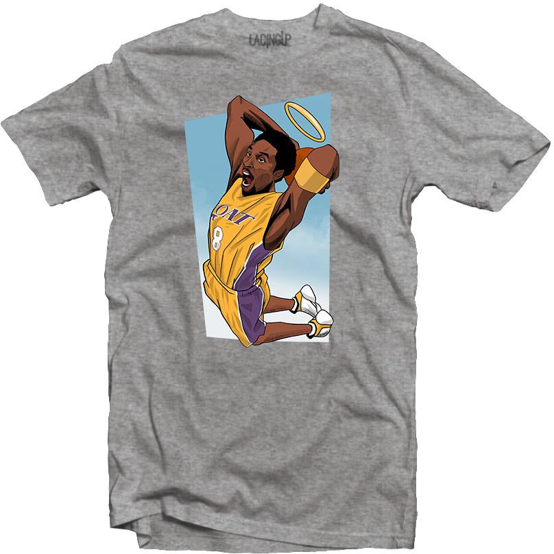 Kobe Angel Heather Grey tee- - SneakerOutfits