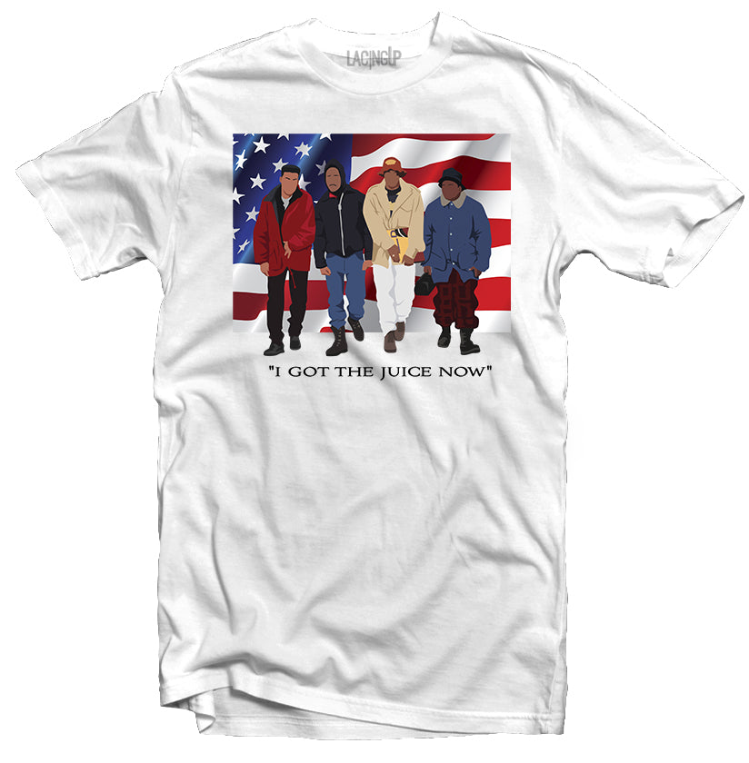 I Got The Juice White Tee - SneakerOutfits