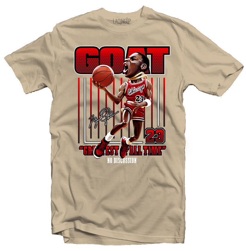 GOAT Jordan Sand Tee - SneakerOutfits