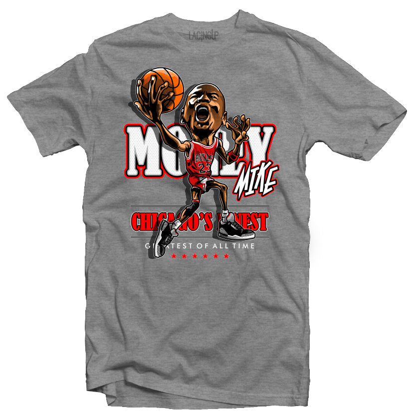 Money Mike Grey Tee - SneakerOutfits