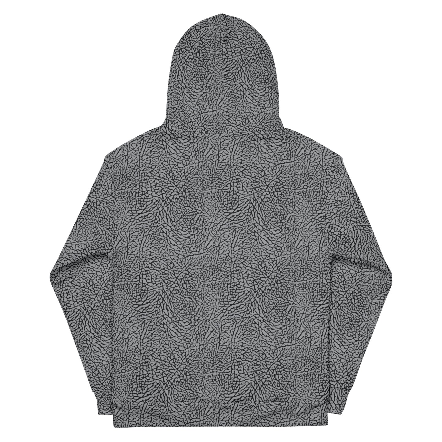 White cement Unisex Hoodie-Lacing Up