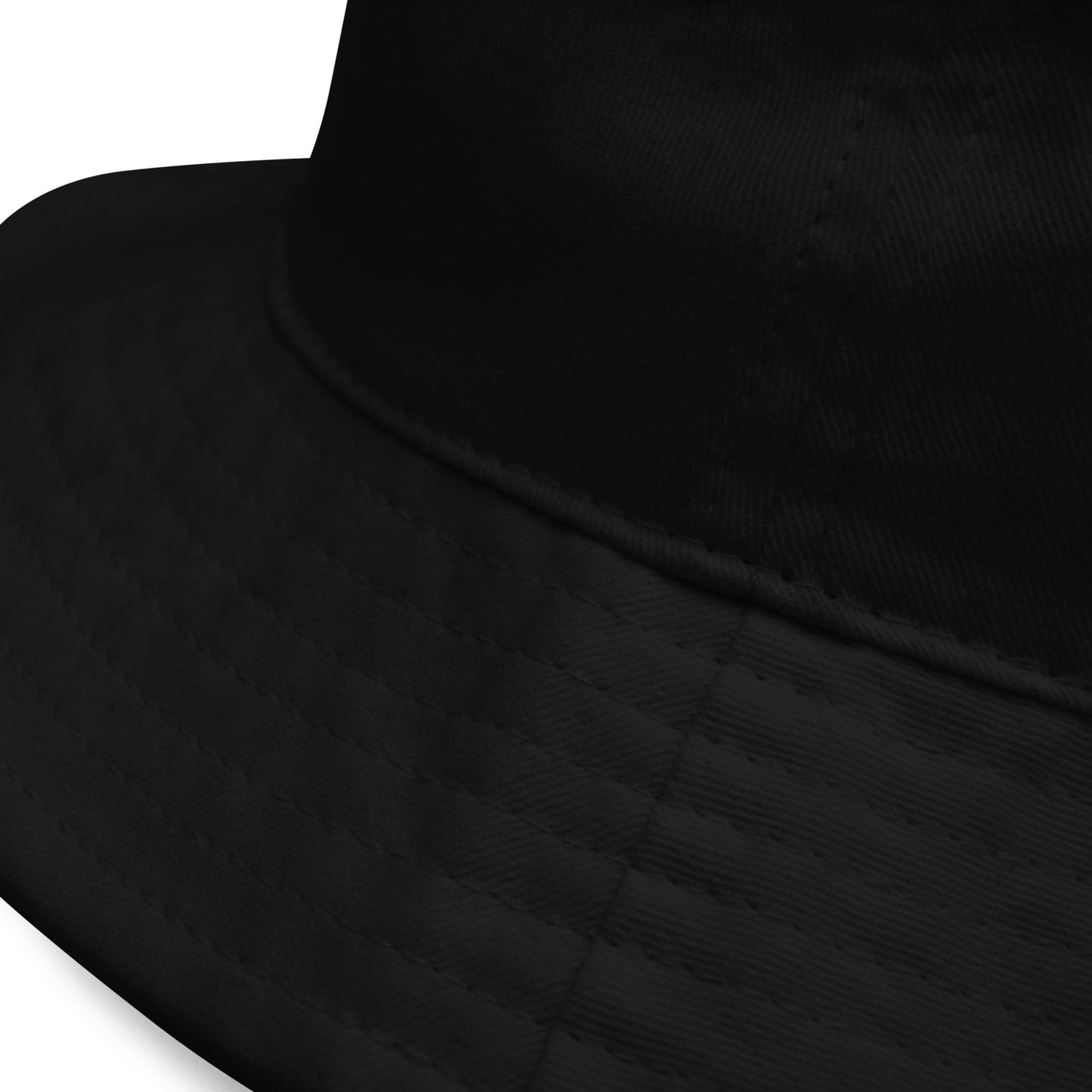 Just Hustle black Bucket Hat