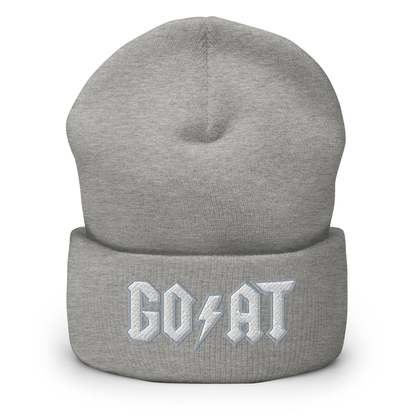 Goat Cuffed black/gray Beanie