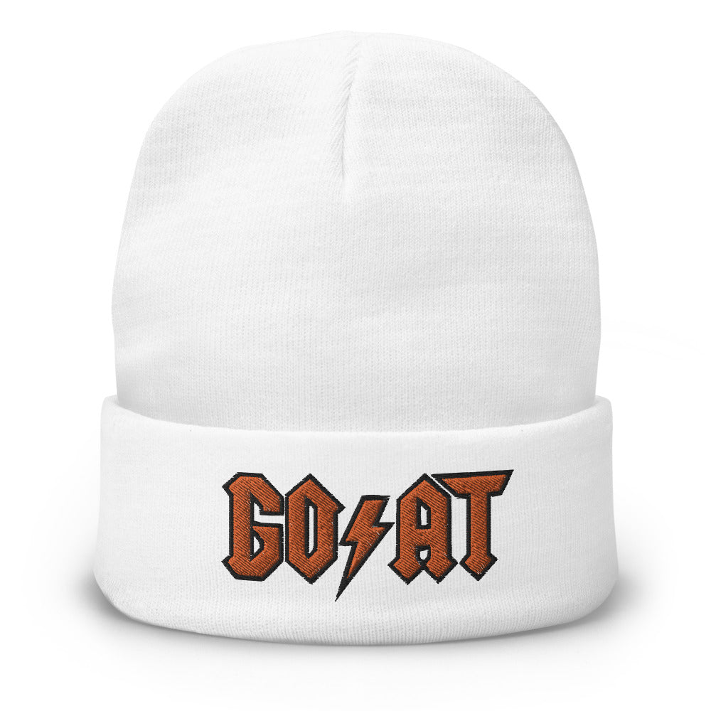 Goat Embroidered Beanie - SneakerOutfits