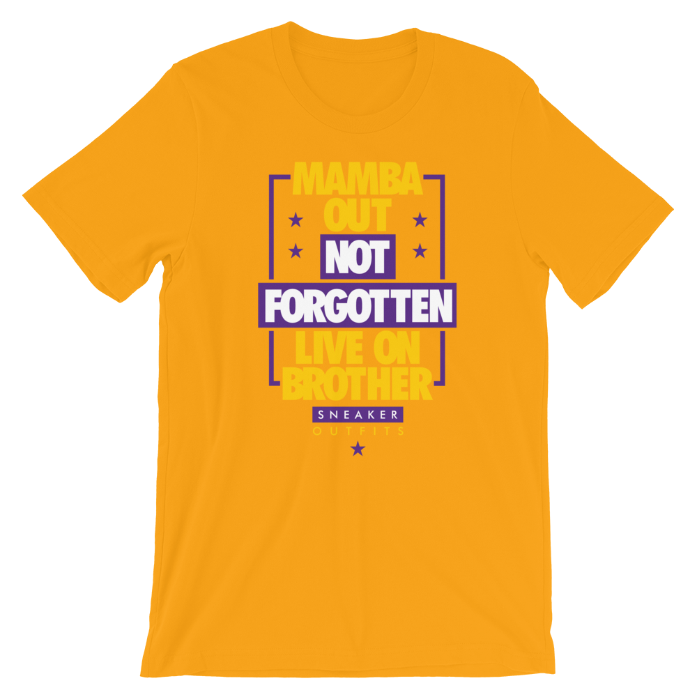 Mamba Out Black Short-Sleeve Unisex T-Shirt - SneakerOutfits