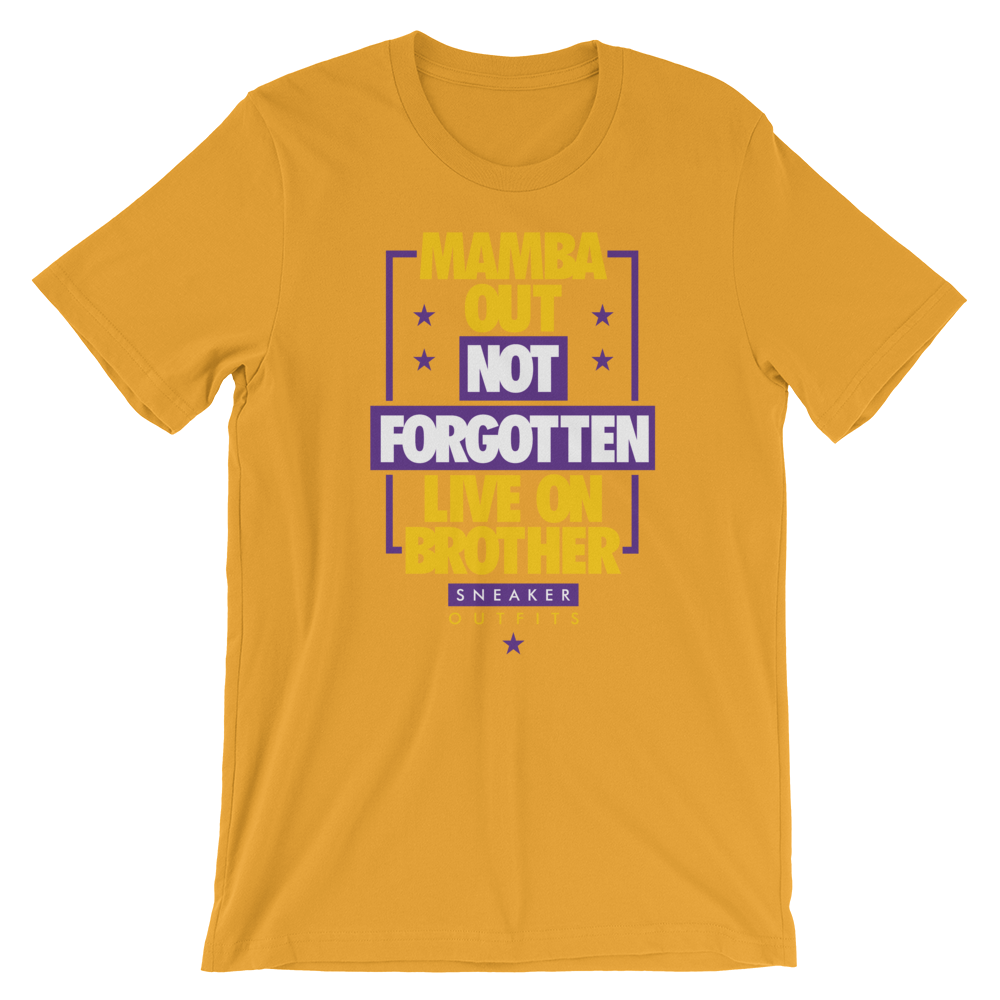 Mamba Out Black Short-Sleeve Unisex T-Shirt - SneakerOutfits