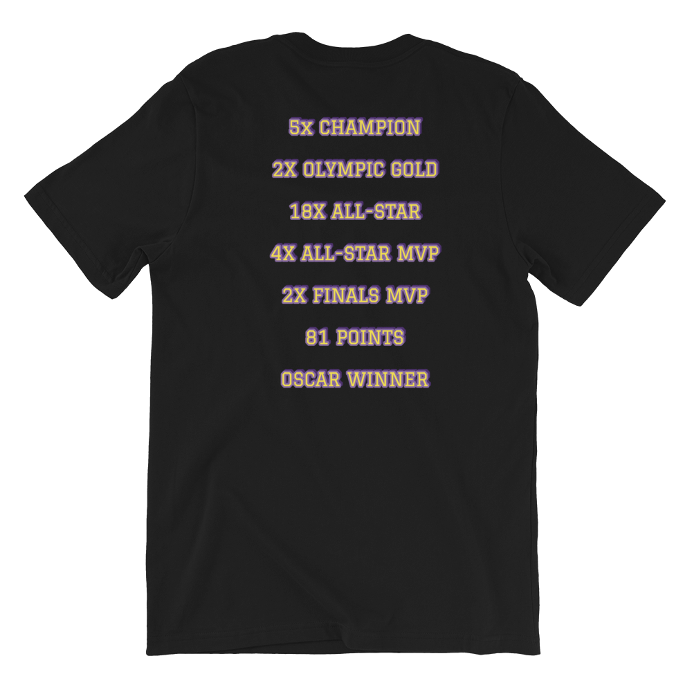 Remembering Mamba polo inspired Black tee-Lacing uP - SneakerOutfits