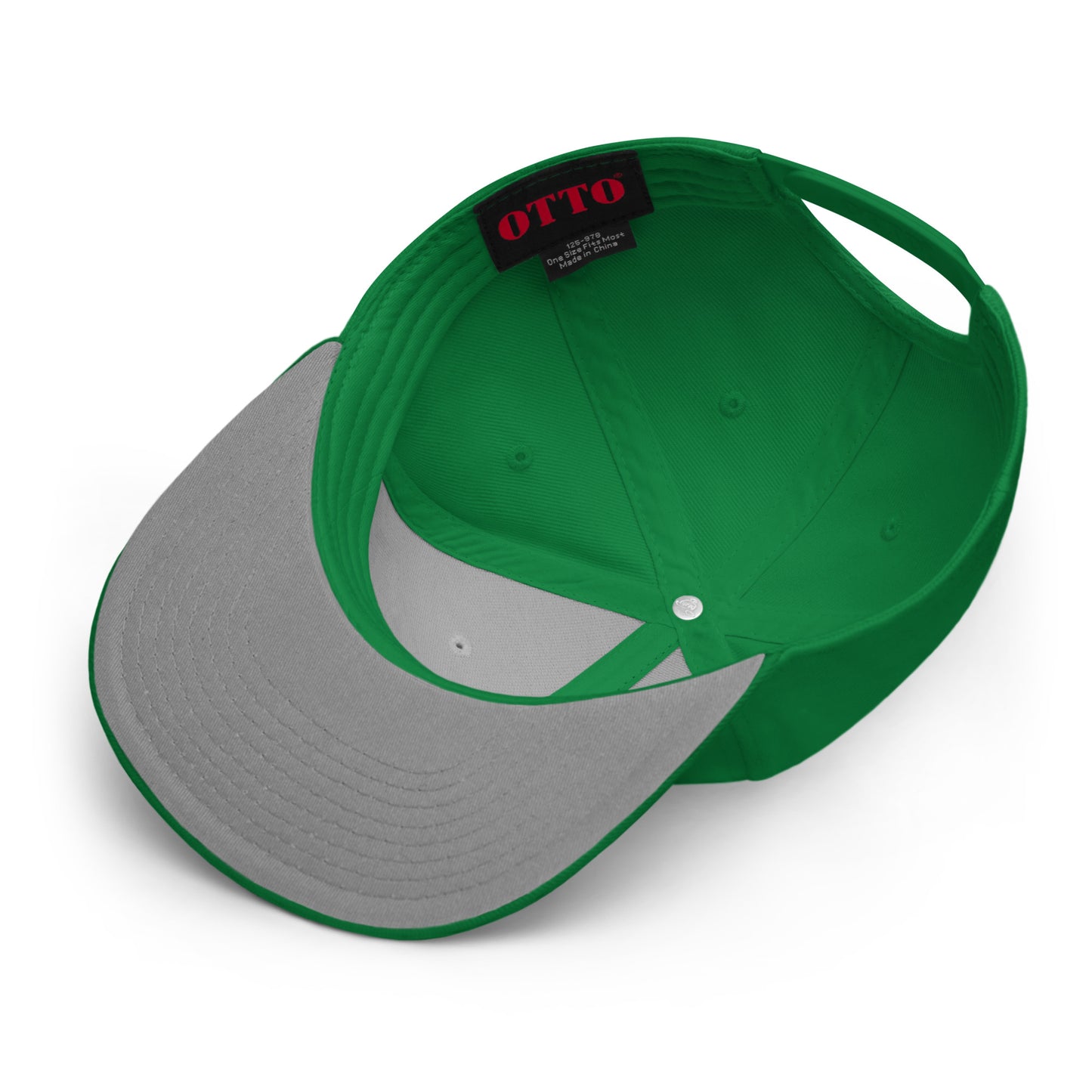 Lacing Up Green Snapback Hat