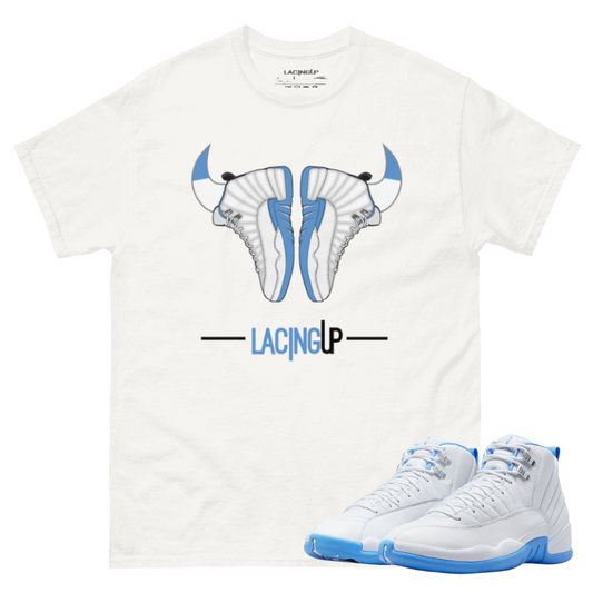 Jordan 12 Melo horns white t-shirt