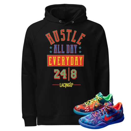 Kobe 8 what the hustle black hoodie