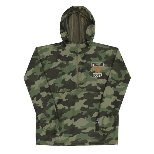 Tinker made it Embroidered Champion X Lacing Up Packable Jacket
