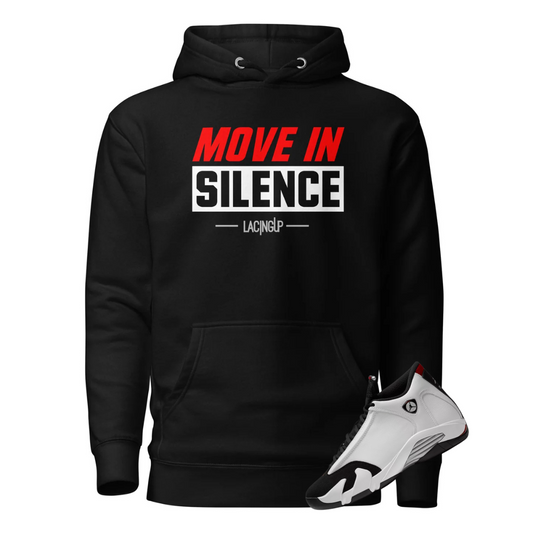 Jordan 14 black toe silence Hoodie