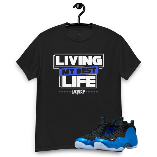 Foamposite Royal My Best Life Tee - SneakerOutfits