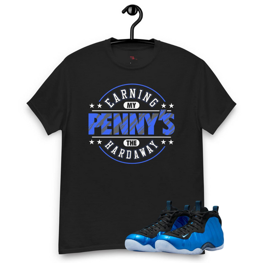 Royal Hardaway Foamposite Black Tee - SneakerOutfits