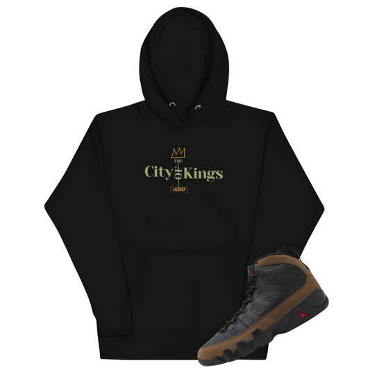 Jordan 9 Olive Cok black Hoodie