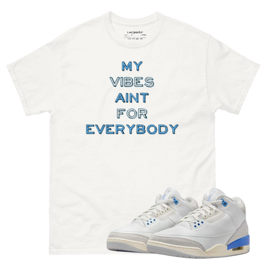 Jordan 3 Lucky shorts vibes white t-shirt