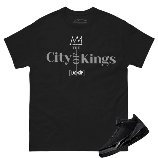 Jordan 3 Black Cat Cok black tee