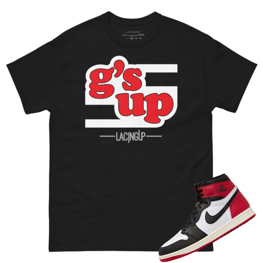 Jordan 1 Reimagined black toe Gs black tee