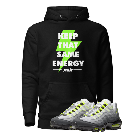 AirMax 95 Neon energy black hoodie