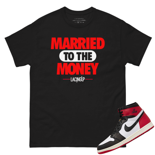 Jordan 1 Black Toe Married black tee