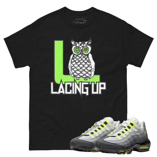 AirMax 95 neon logo black tee