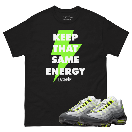 AirMax 95 Neon same energy black tee