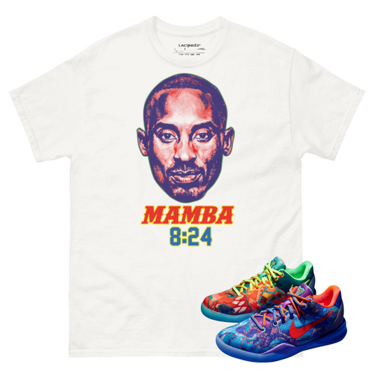 Kobe 8 what the mamba white t-shirt