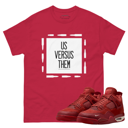 Jordan 4 Nigel "Brick" us vs them brick t-shirt