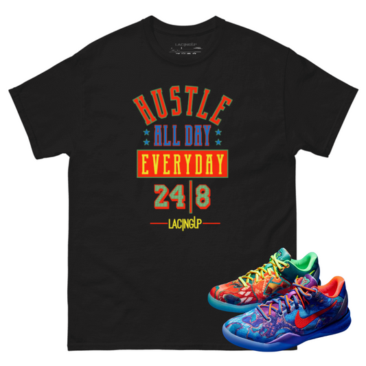Kobe 8 what the hustle black t-shirt
