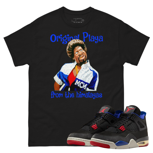 Jordan 4 Rare Air original playa black tee