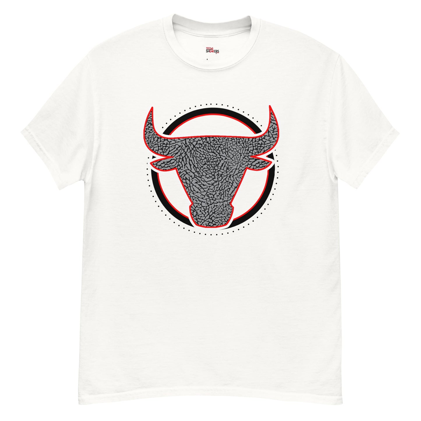 Jordan 3 Cement Grey Bulls Horns white tee