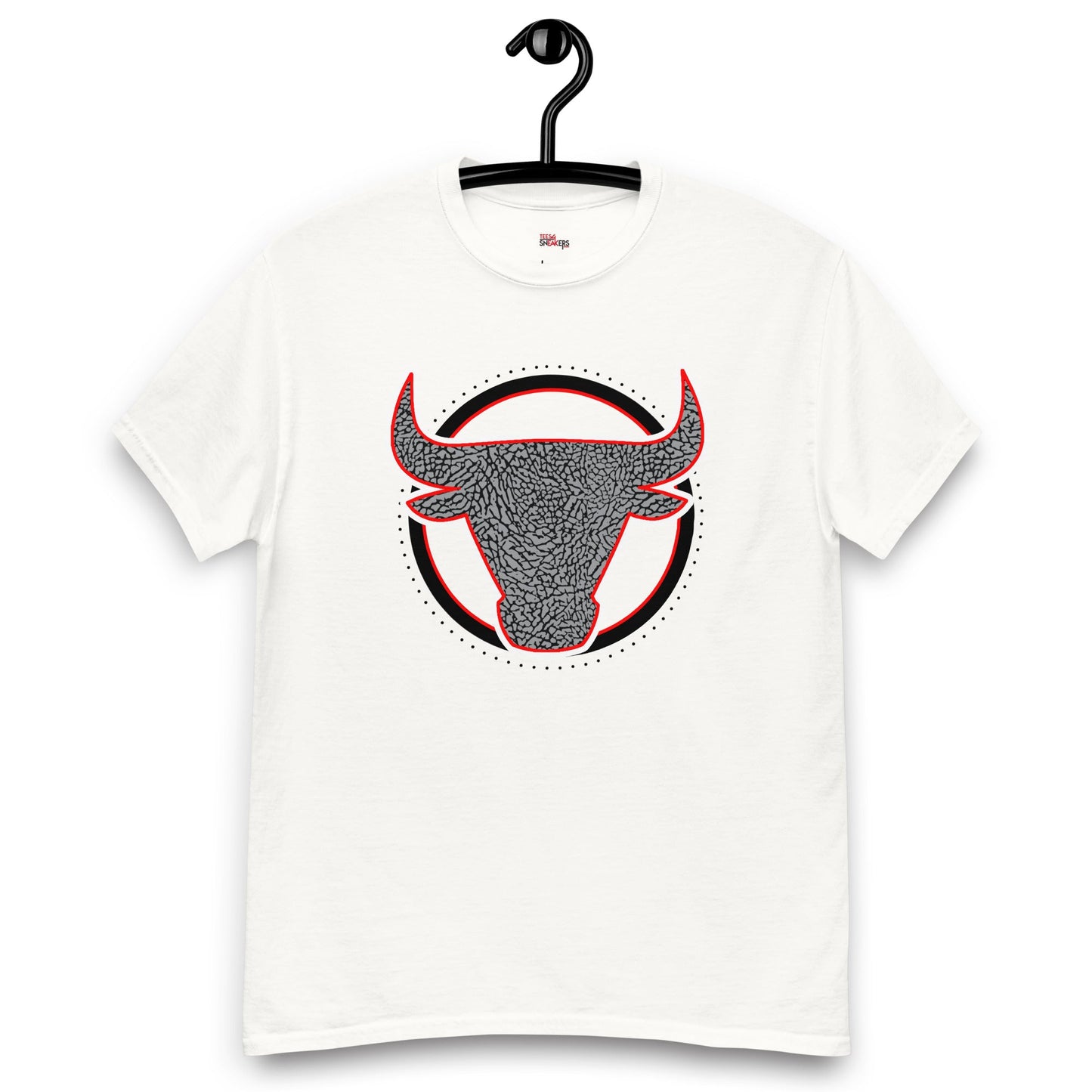 Jordan 3 Cement Grey Bulls Horns white tee