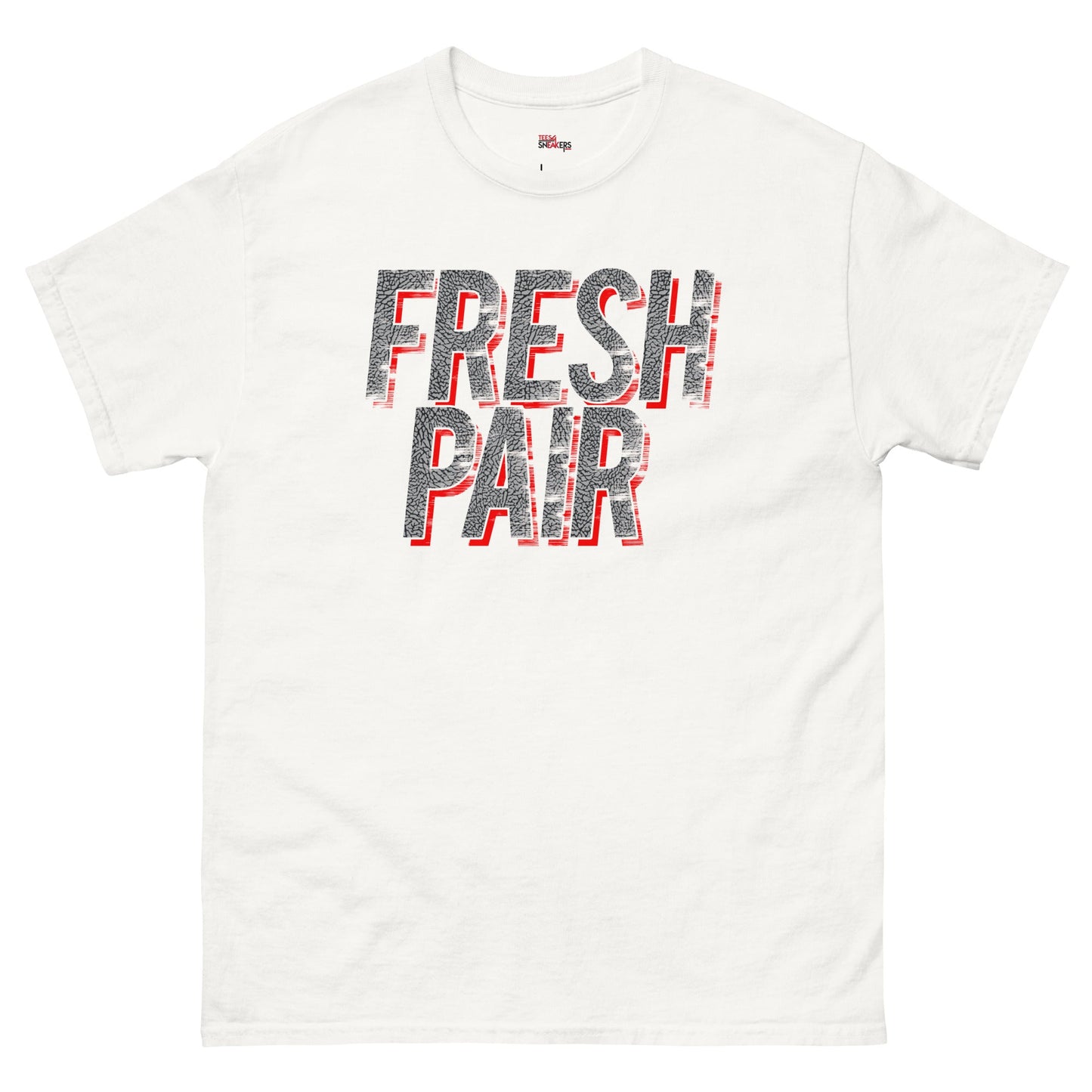 Jordan 3 Cement Grey fresh pair white tee