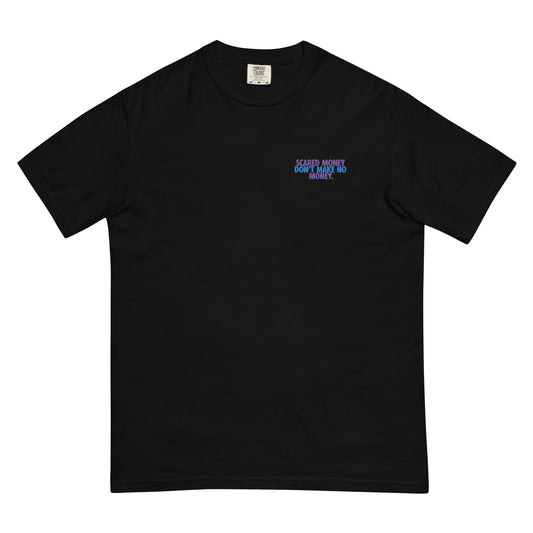 Scared Money Embroider heavyweight t-shirt