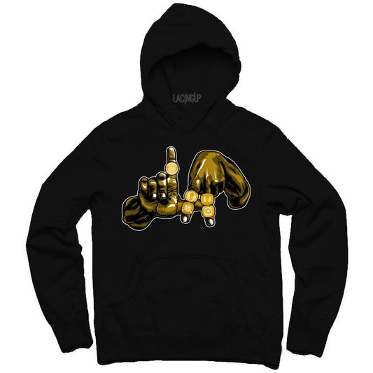 5 rings L.A black hoodie-Lacing Up - SneakerOutfits