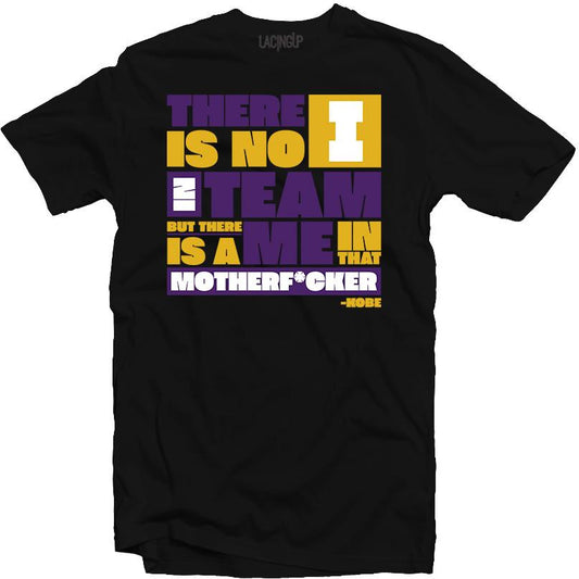 No I in team black tee-Lacing Up - SneakerOutfits