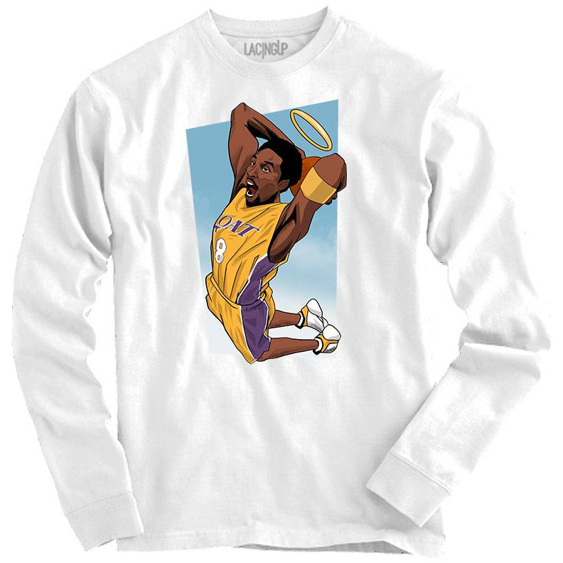 Kobe angel white long sleeve - SneakerOutfits