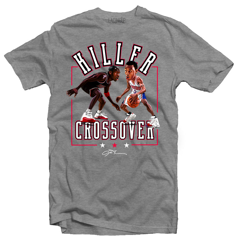 Killer Crossover Grey Tee - SneakerOutfits