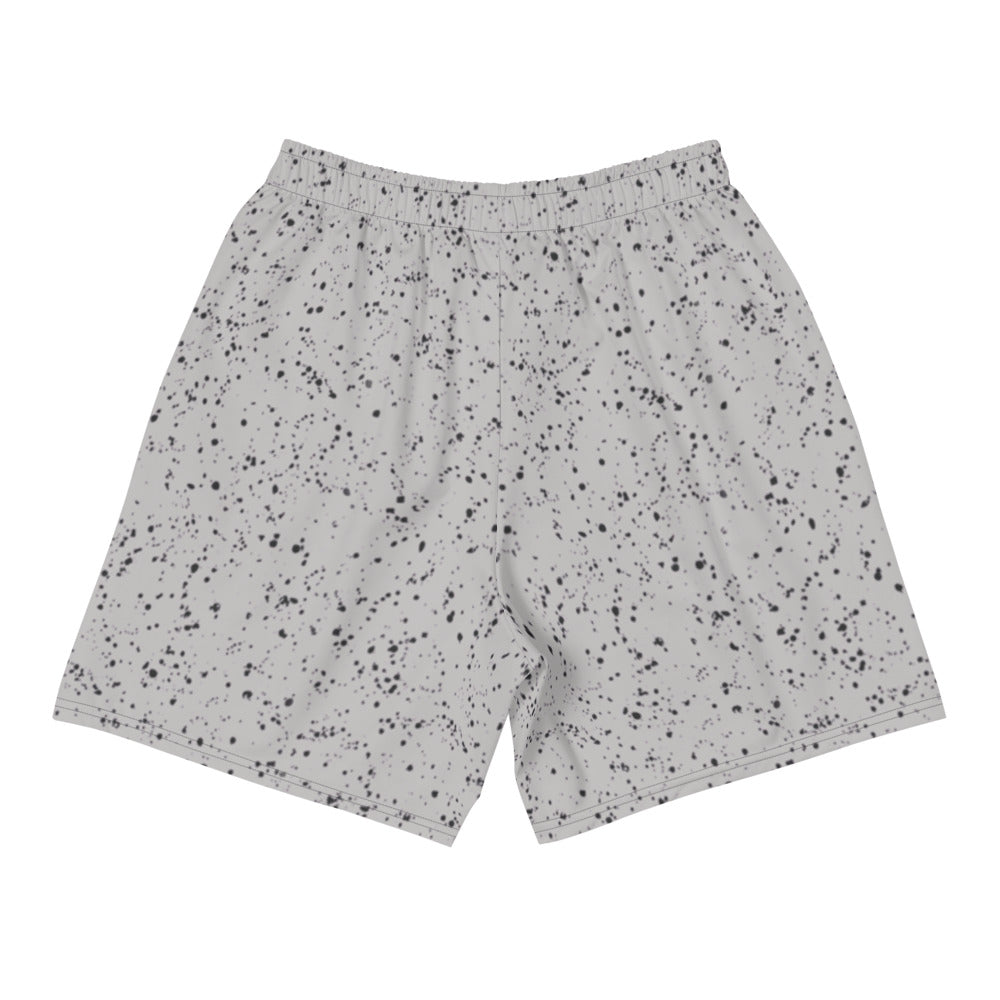 White Cement Men's Athletic Long Shorts - SneakerOutfits