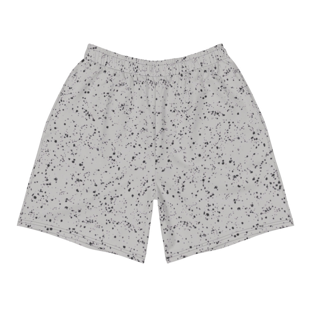 White Cement Men's Athletic Long Shorts - SneakerOutfits